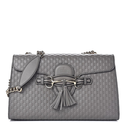 Gucci Soft Microguccissima Medium Emily Chain Shoulder Bag Loess 1 of 10