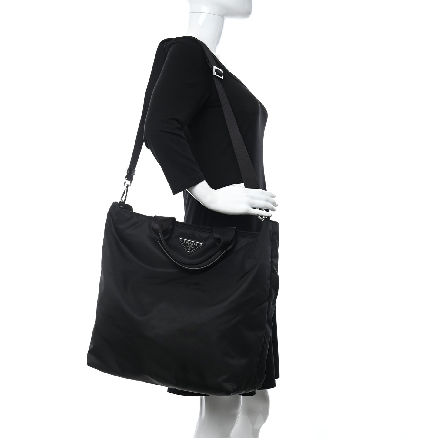 X ADIDAS Re-Nylon Shopping Tote Black