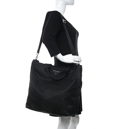 Prada X ADIDAS Re-Nylon Shopping Tote Black 2 of 12