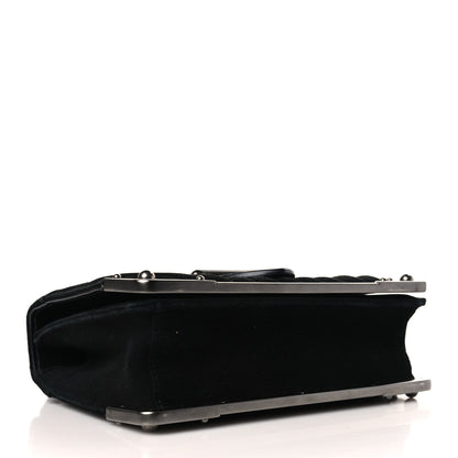 Prada Velvet Impuntu Cahier Bag Black 4 of 8