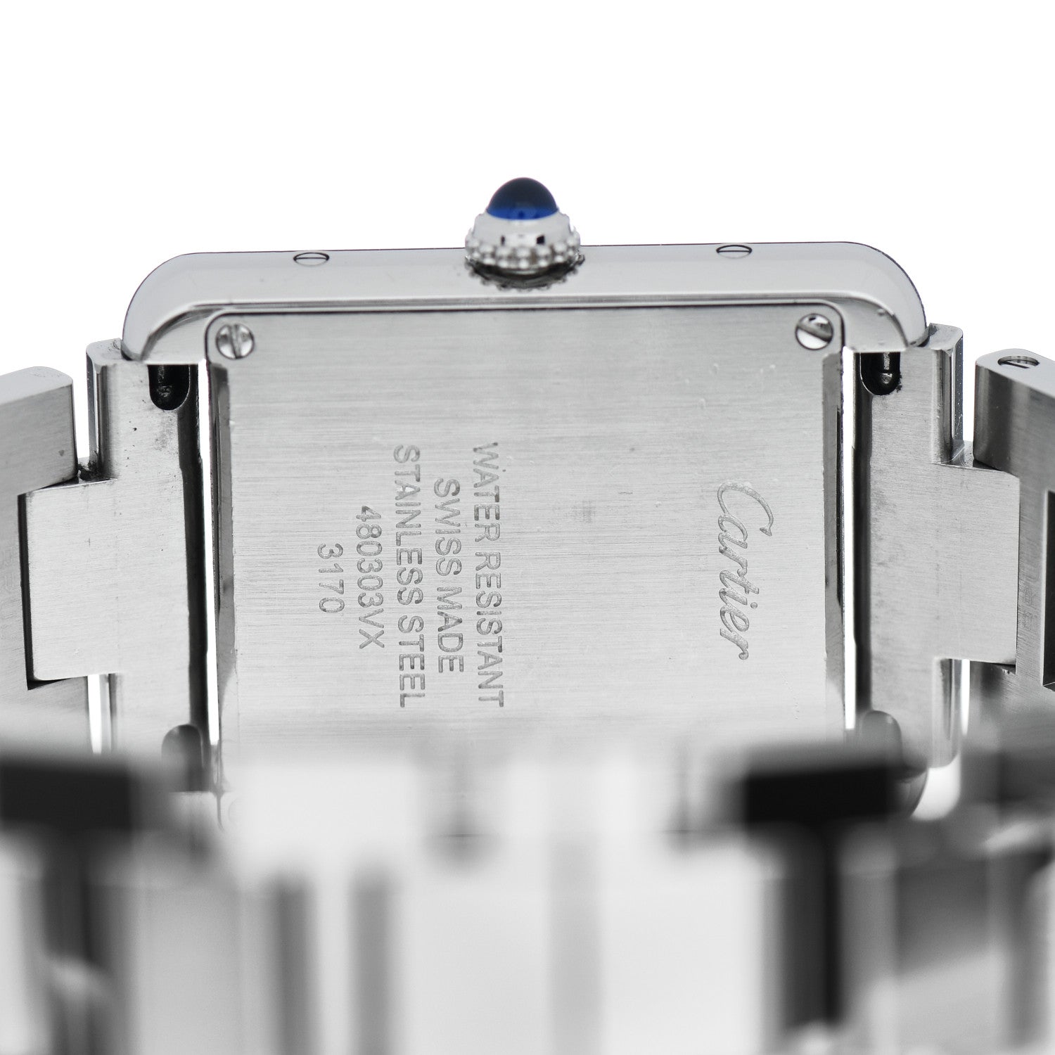 Cartier Stainless Steel 24mm Tank Solo Quartz Watch 4 of 5