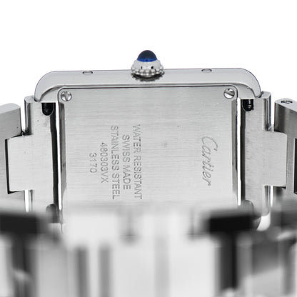 Cartier Stainless Steel 24mm Tank Solo Quartz Watch 4 of 5