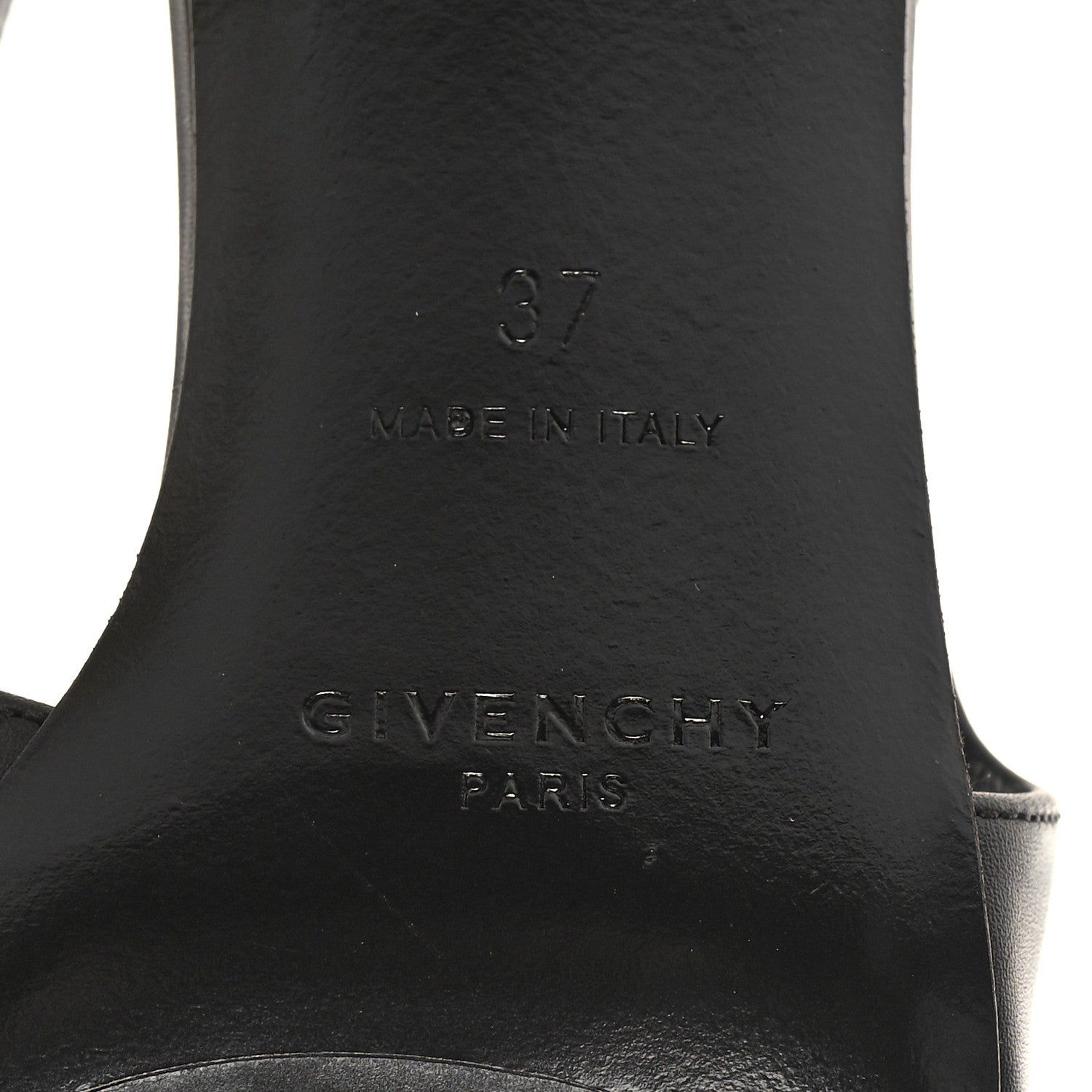 Givenchy Calfskin G Cube 50mm Slingback Pumps 37 Black 7 of 10