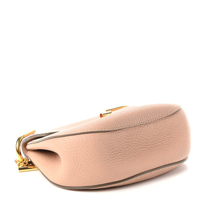 Chloe Grained Lambskin Mini Drew Shoulder Bag Cement Pink 4 of 10