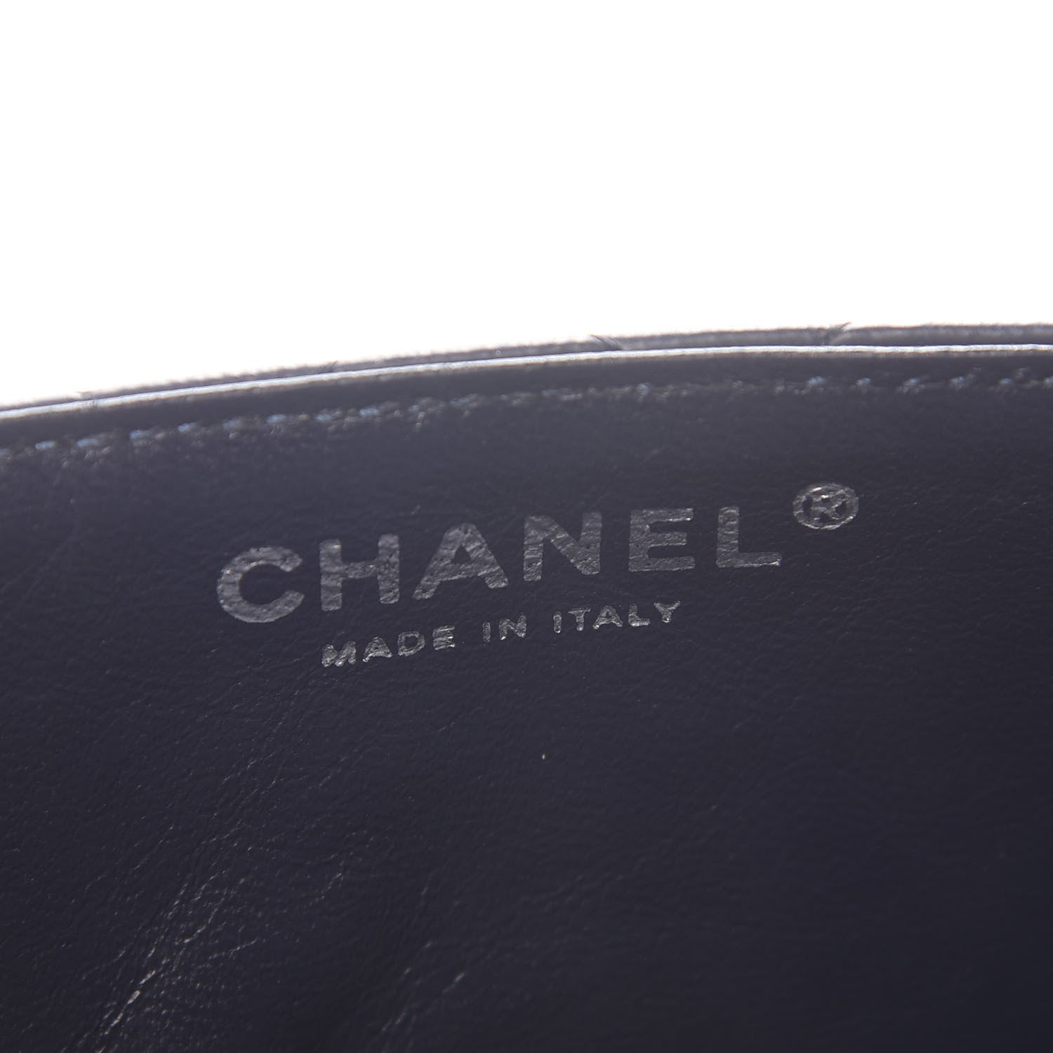 Chanel Lambskin Quilted East West Flap Navy 5 of 8