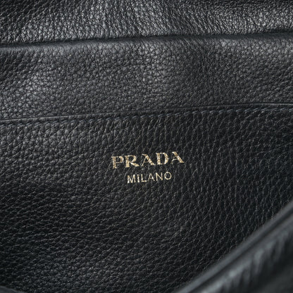 Prada Vitello Phenix Crossbody Bag Black 6 of 9