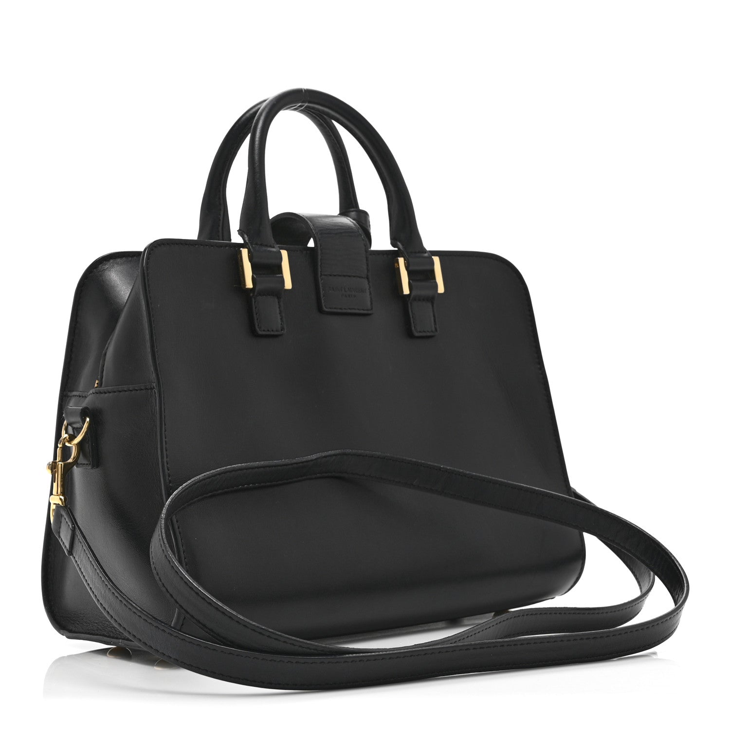 Saint Laurent Calfskin Monogram Baby Cabas Black 3 of 11