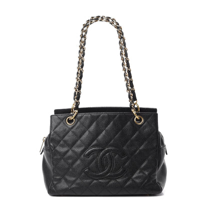 Chanel Caviar Quilted Petit Timeless Tote PTT Black 1 of 10
