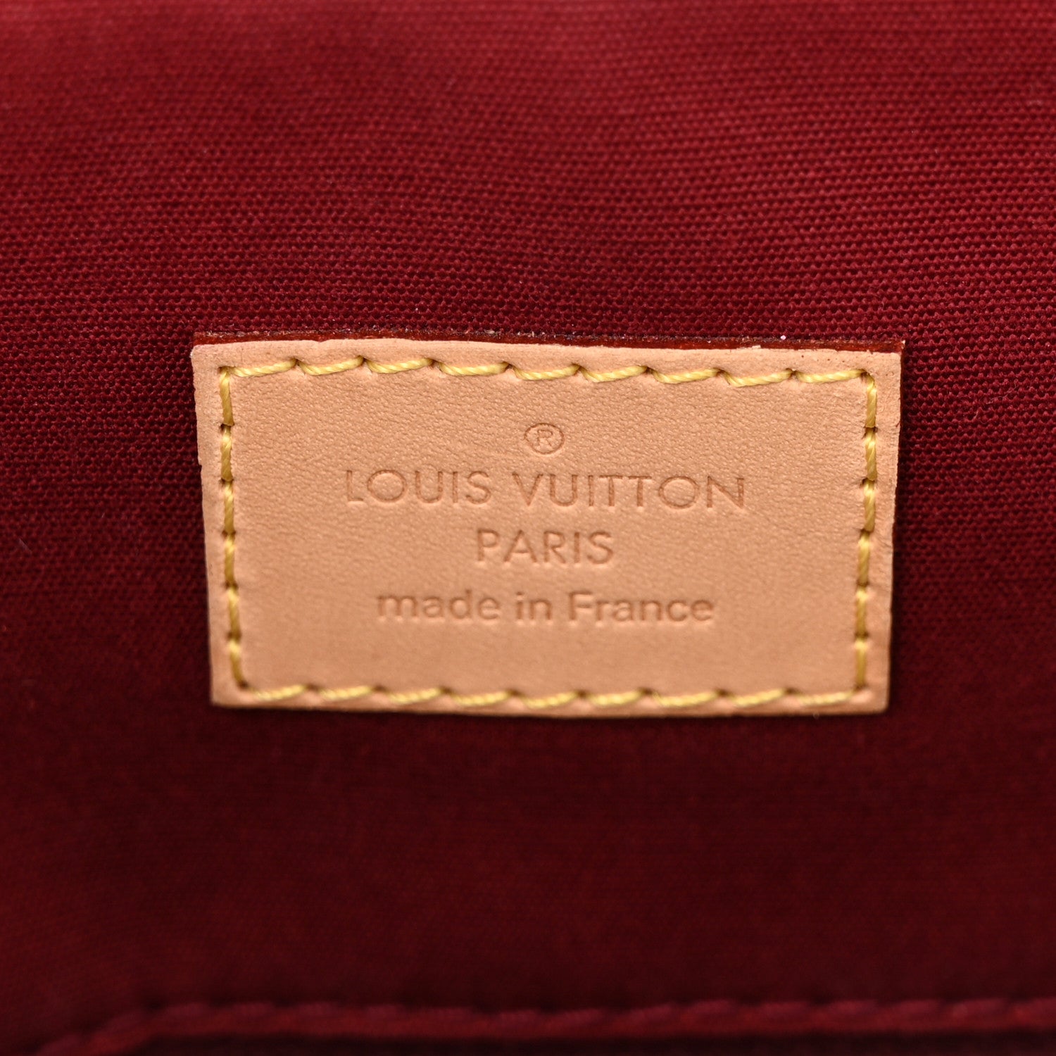 Louis Vuitton Vernis Lockit PM Griotte 6 of 10