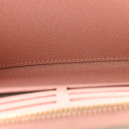 Louis Vuitton Damier Azur Zippy Wallet Rose Ballerine 7 of 14