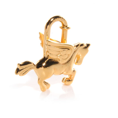 Hermes Pegasus Lock Cadena Charm Gold Plated 3 of 5