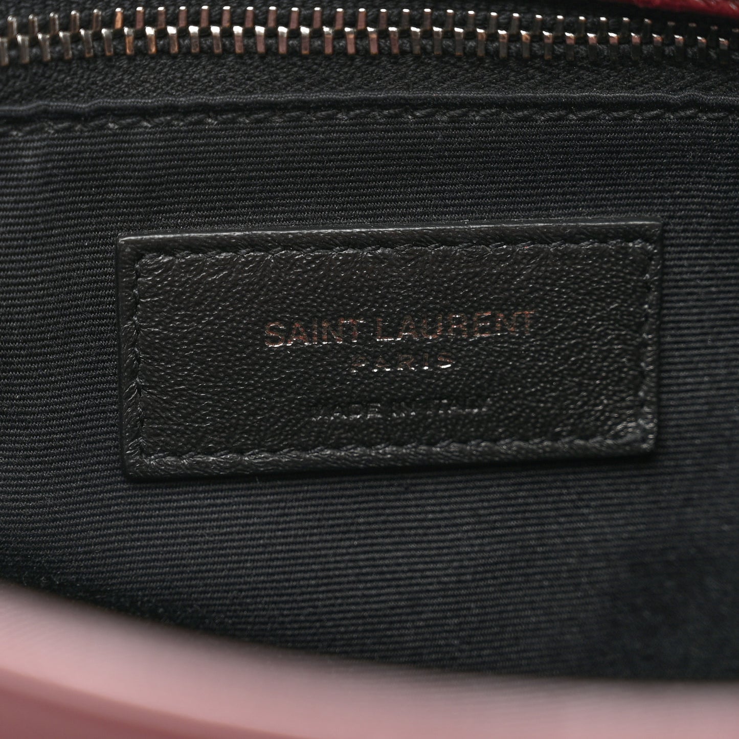 Crinkled Calfskin Matelasse Monogram Medium Niki Chain Satchel Rouge Legion