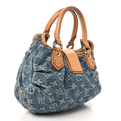Louis Vuitton Monogram Denim Pleaty Blue 2 of 10