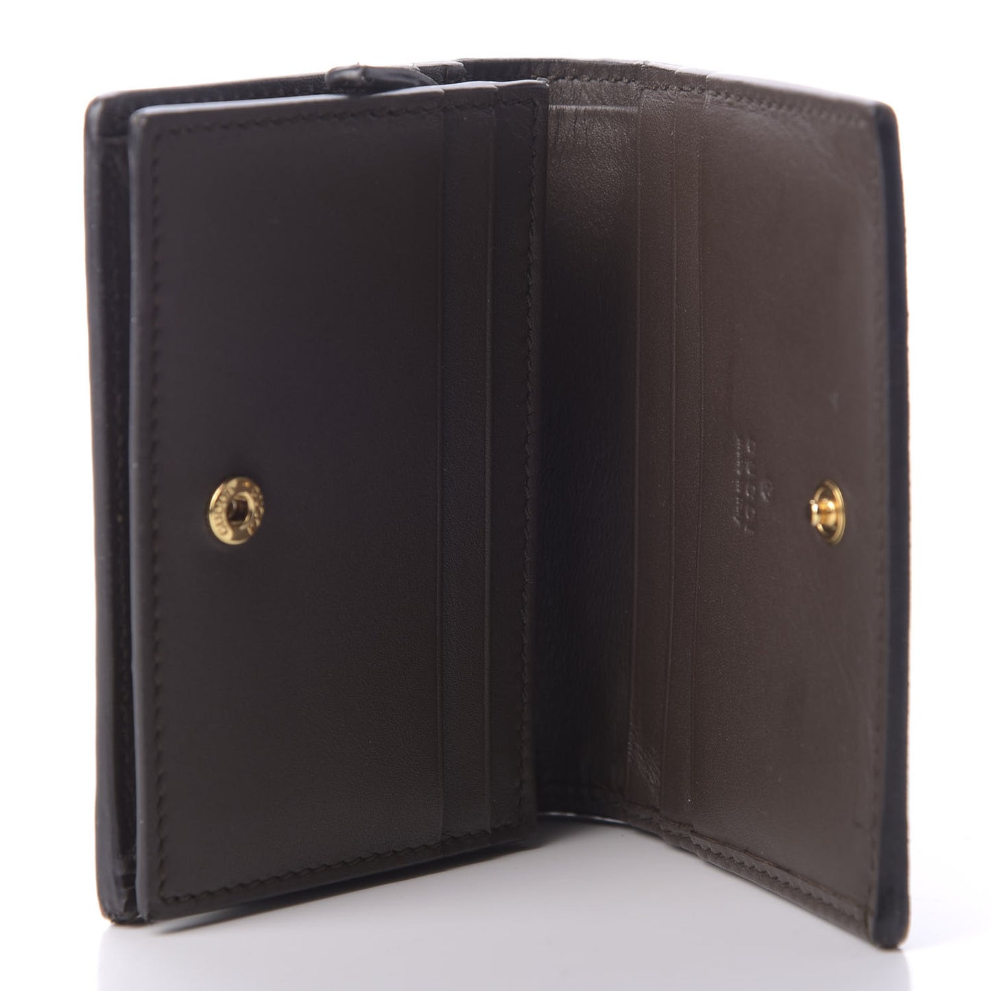 GG Supreme Monogram Card Case Beige
