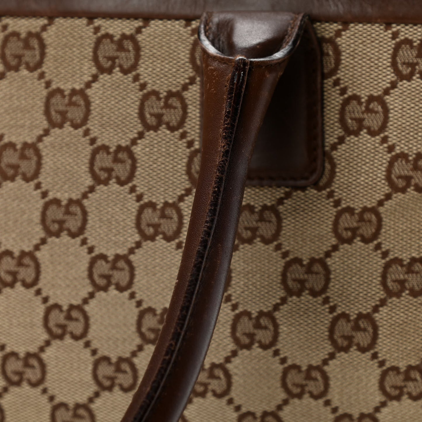 Monogram Tote Brown