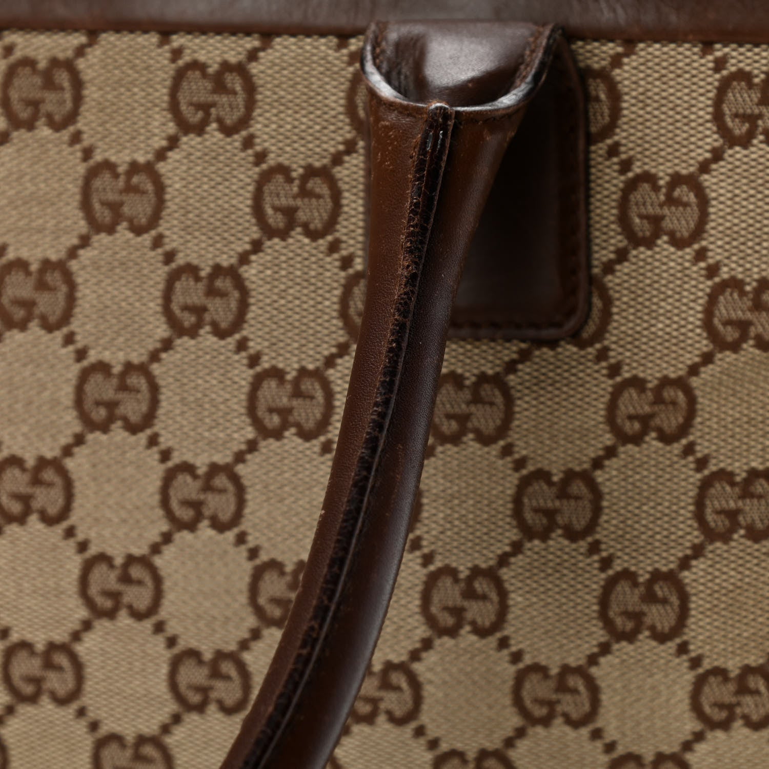 Gucci Monogram Tote Brown 19 of 19