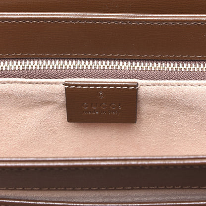 Gucci GG Supreme Monogram Horsebit 1955 Shoulder Bag Beige Brown Sugar 8 of 15