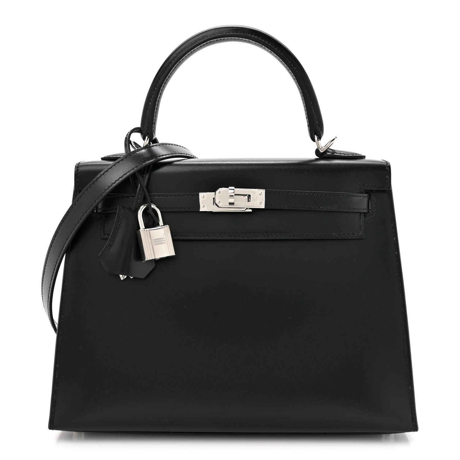 Hermes Box Kelly Sellier 25 Black 1 of 11