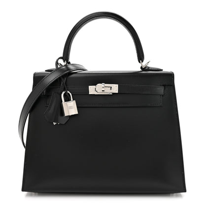 Hermes Box Kelly Sellier 25 Black 1 of 11