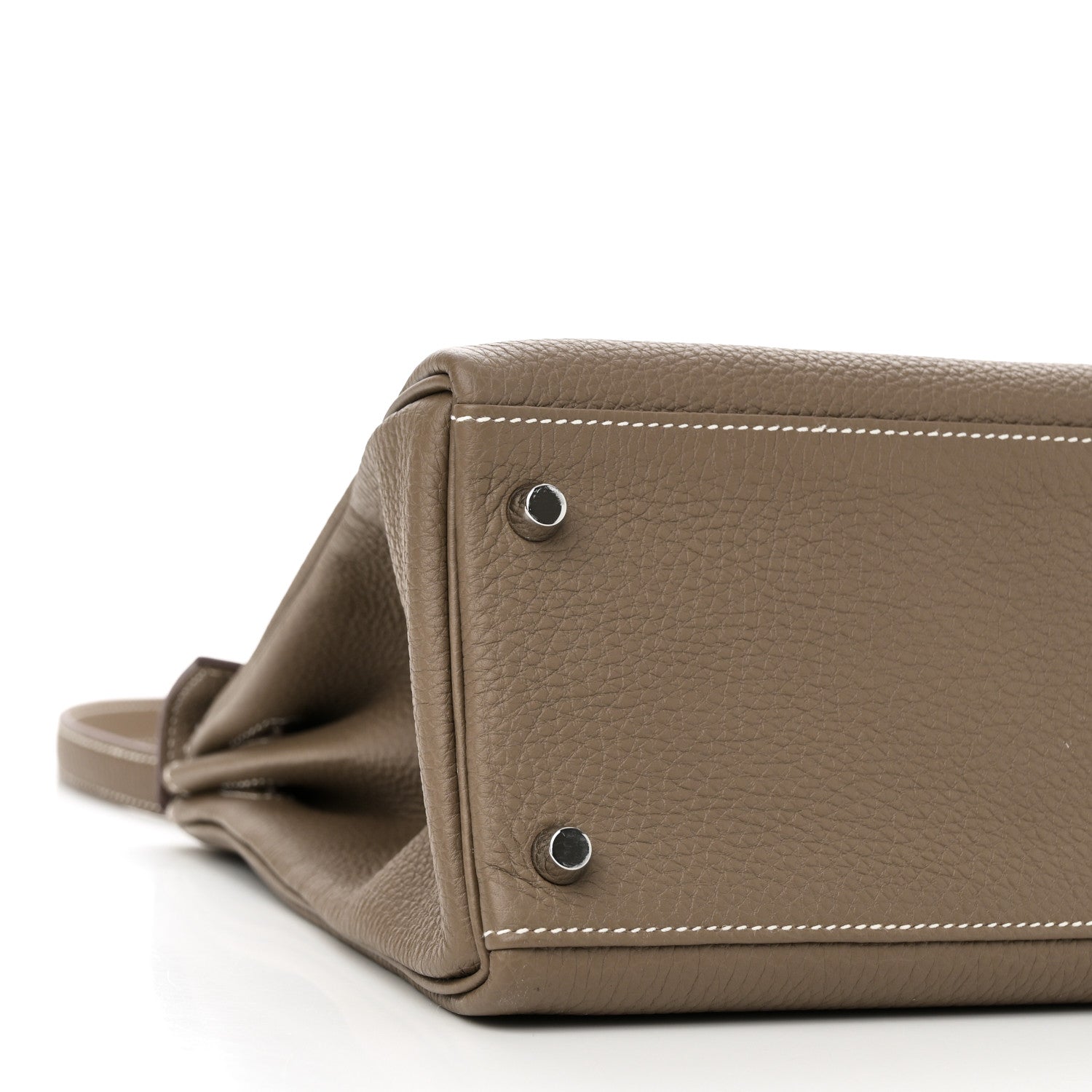Hermes Togo Kelly Retourne 32 Etoupe 9 of 11