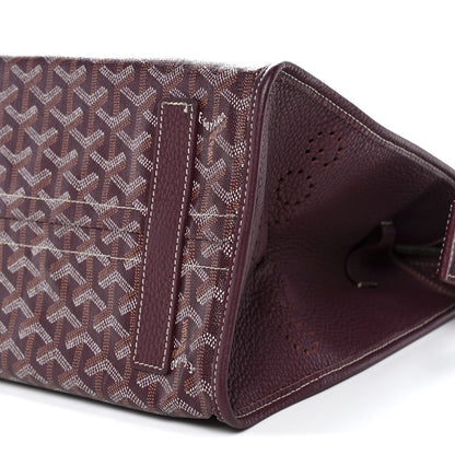 Goyard Goyardine Sac Hardy Pet Carrier PM Burgundy 11 of 15