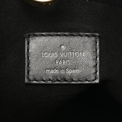 Louis Vuitton Calfskin Monogram On My Side PM Black 6 of 9