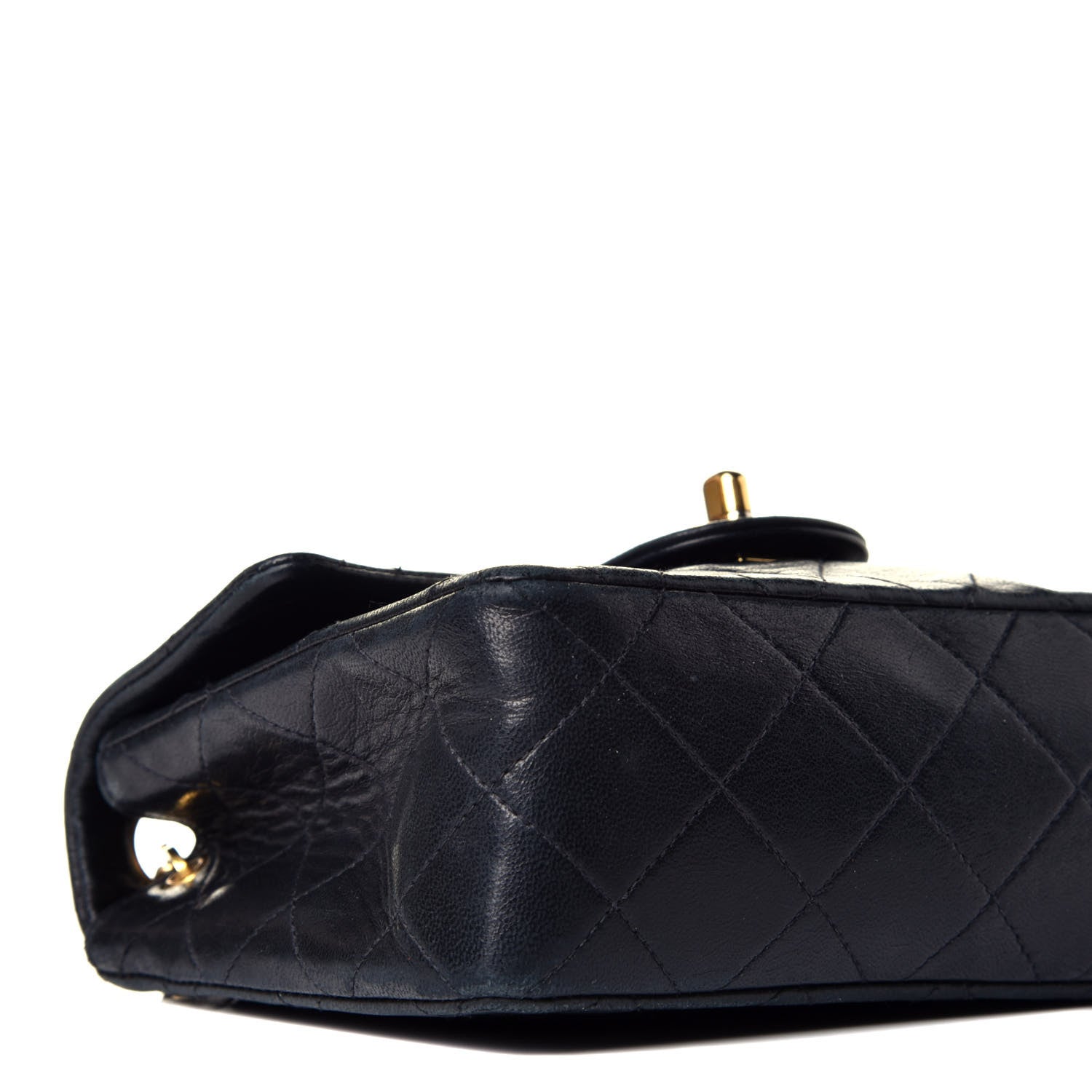 Chanel Lambskin Quilted Mini Square Flap Black 7 of 8