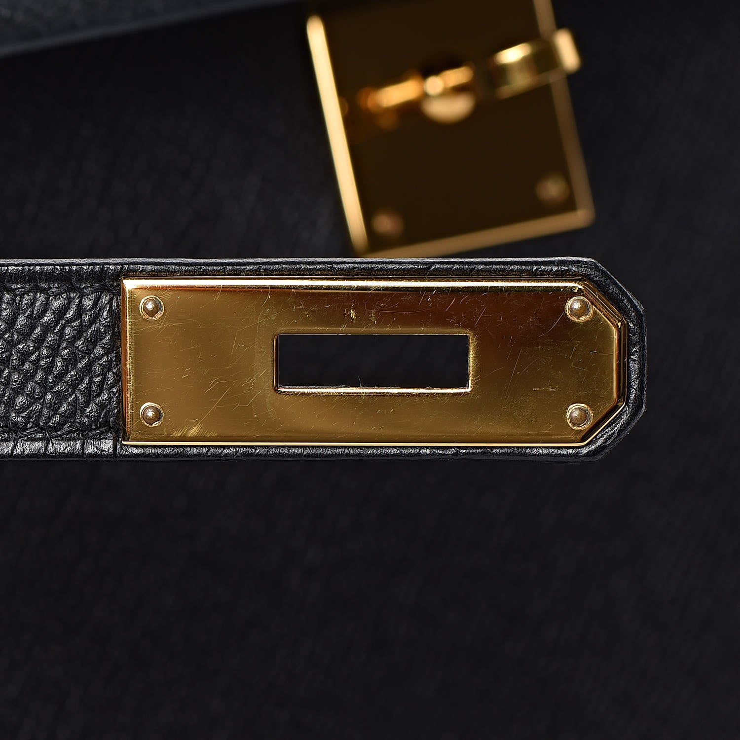 Hermes Epsom Kelly Sellier 35 Black 16 of 35