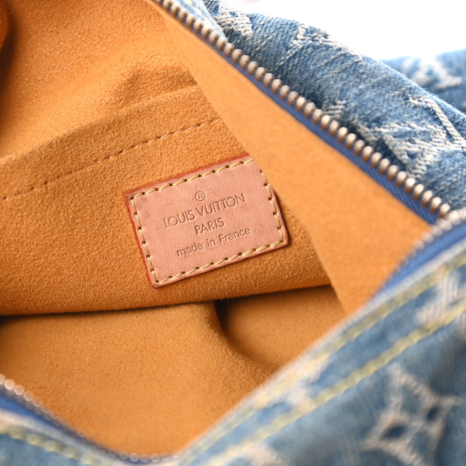 Louis Vuitton Monogram Denim Baggy PM Blue 8 of 9