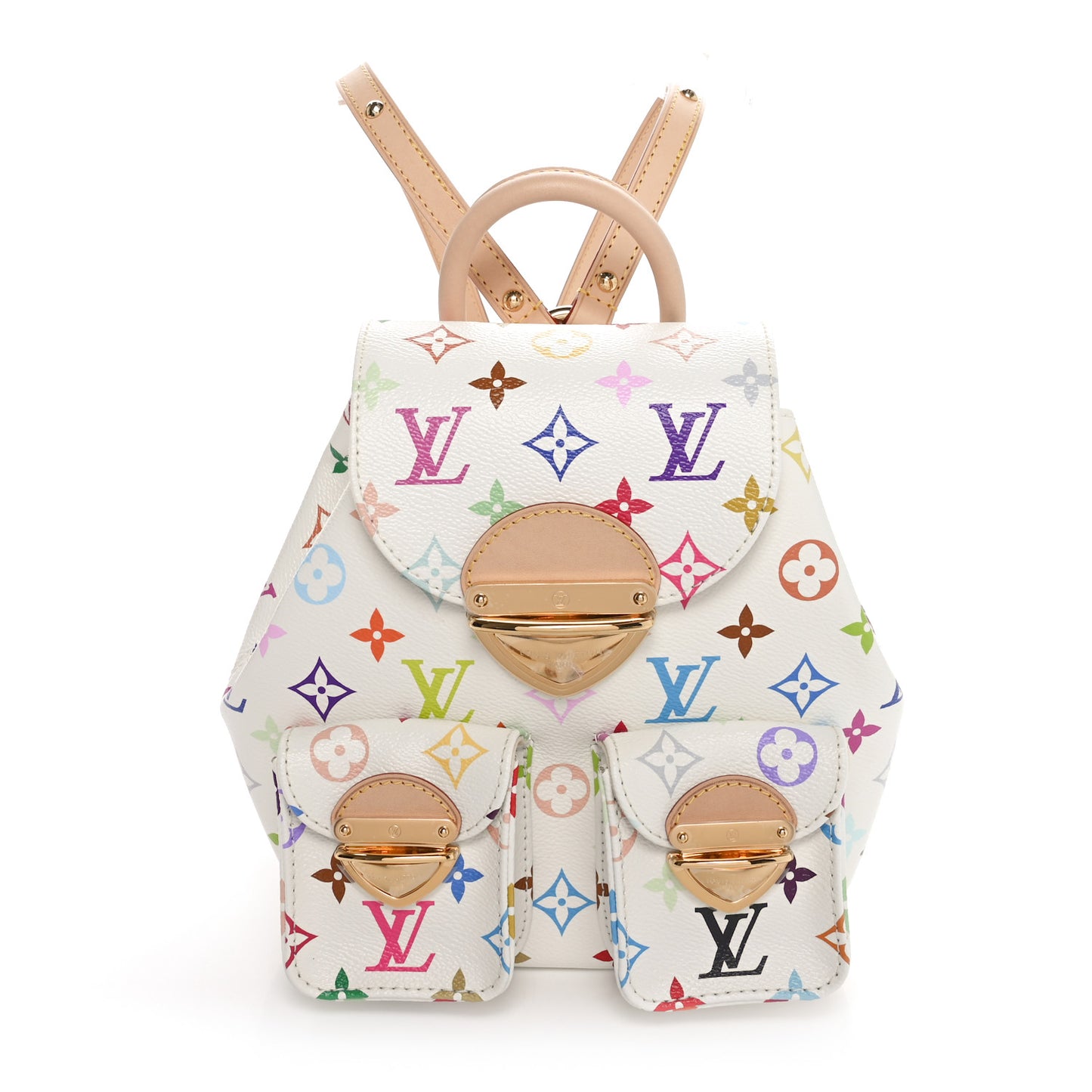 LV X TM Monogram Multicolor Venice Backpack White