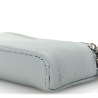 Loro Piana Grained Calfskin Extra Pocket Mini Pouch Minty Breeze 9 of 10