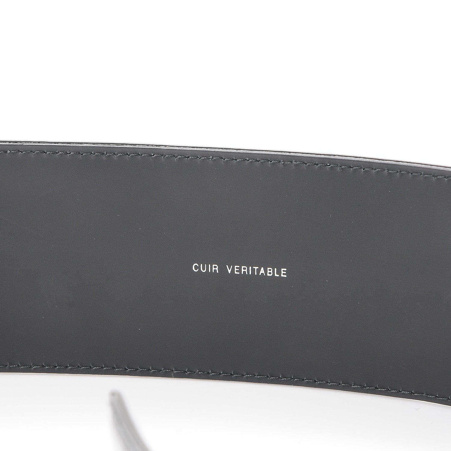 Chanel Patent Calfskin CC Wide Belt 90 36 Black 5 of 9