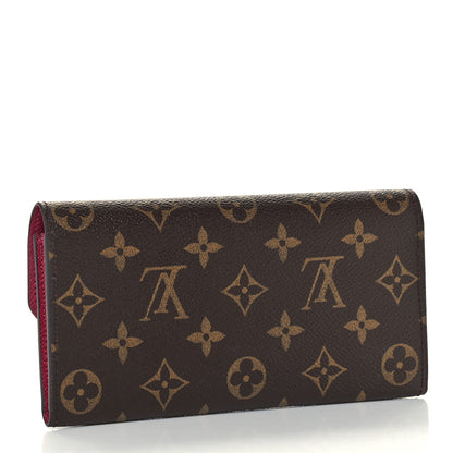 Louis Vuitton Monogram Emilie Wallet Fuchsia 3 of 11