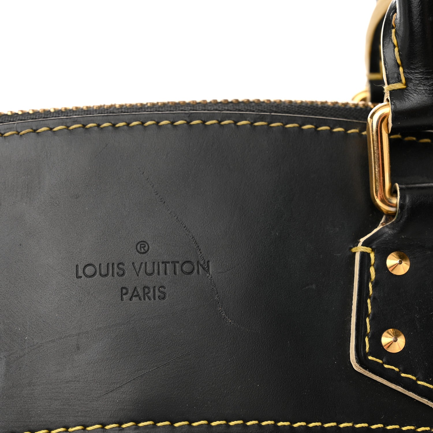 Louis Vuitton Suhali Lockit MM Black 16 of 22