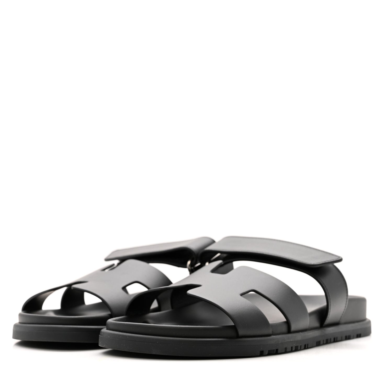 Calfskin Womens Chypre Sandals 38 Black
