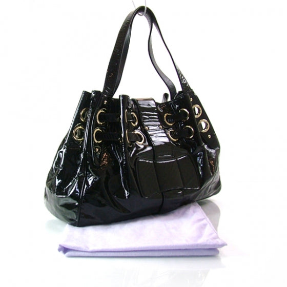 Jimmy Choo Patent Leather Ramona Tote Black 3 of 11