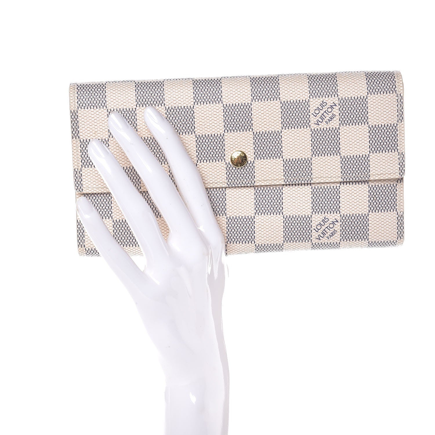Louis Vuitton Damier Azur Porte Tresor International Wallet 2 of 7