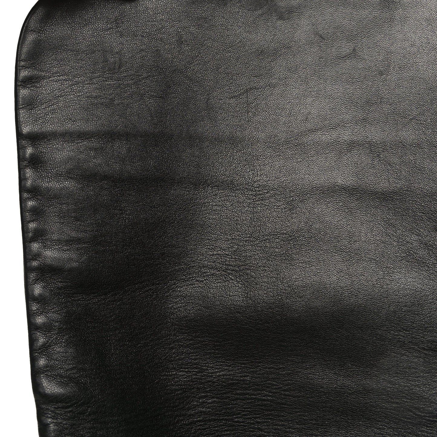 Lambskin Studded Accordion CC Flap Black