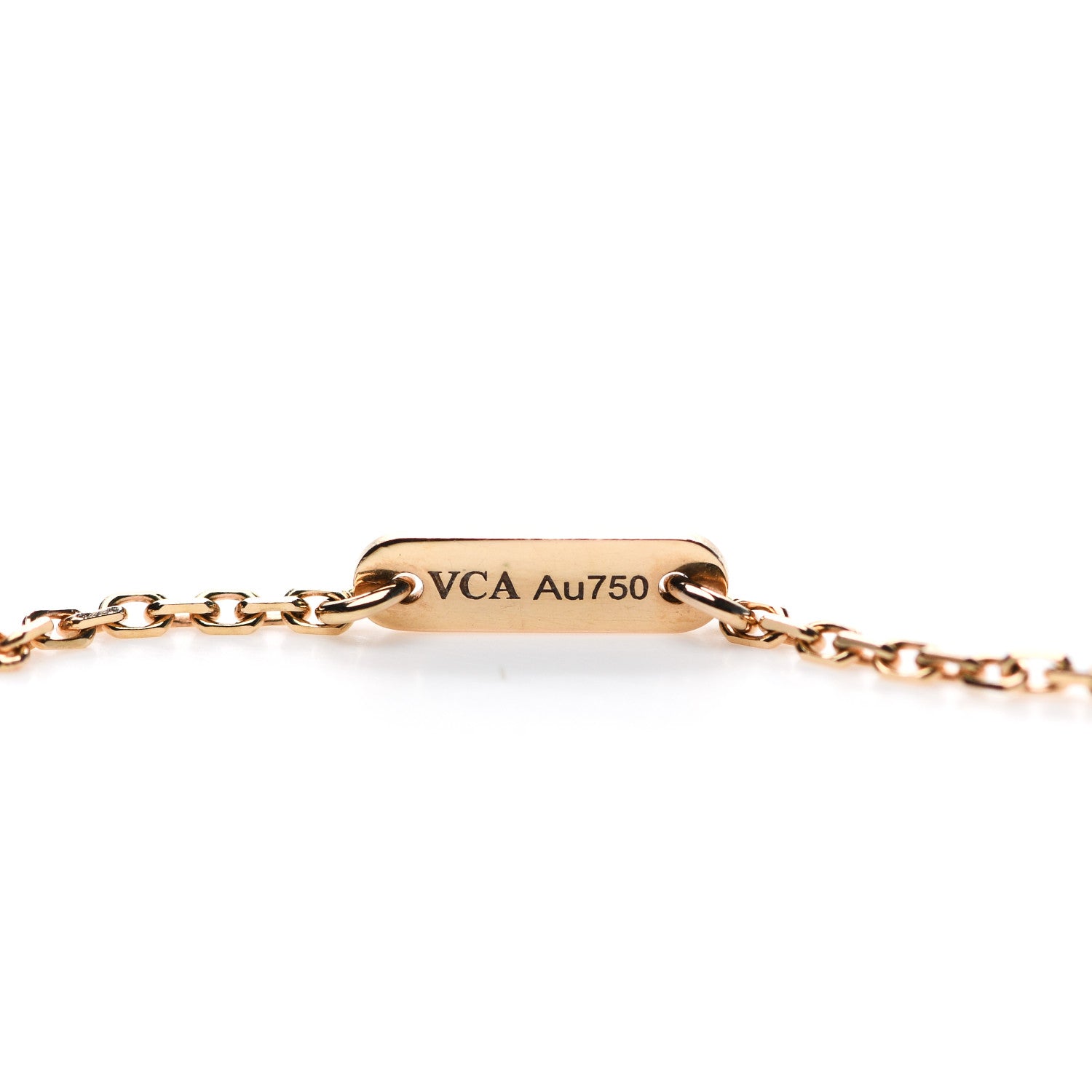 Van Cleef & Arpels 18K Rose Gold Sweet Alhambra Pendant Necklace 4 of 6
