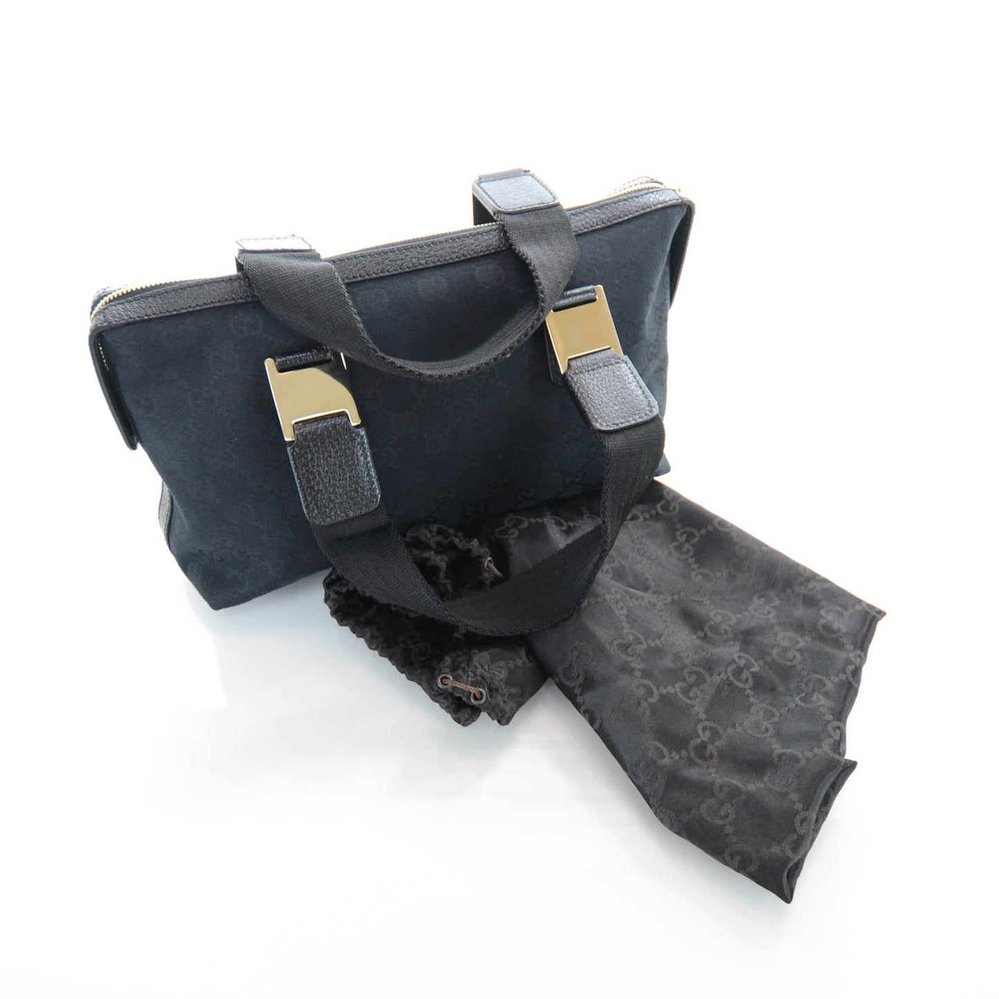 GG Monogram Pop Tote Black