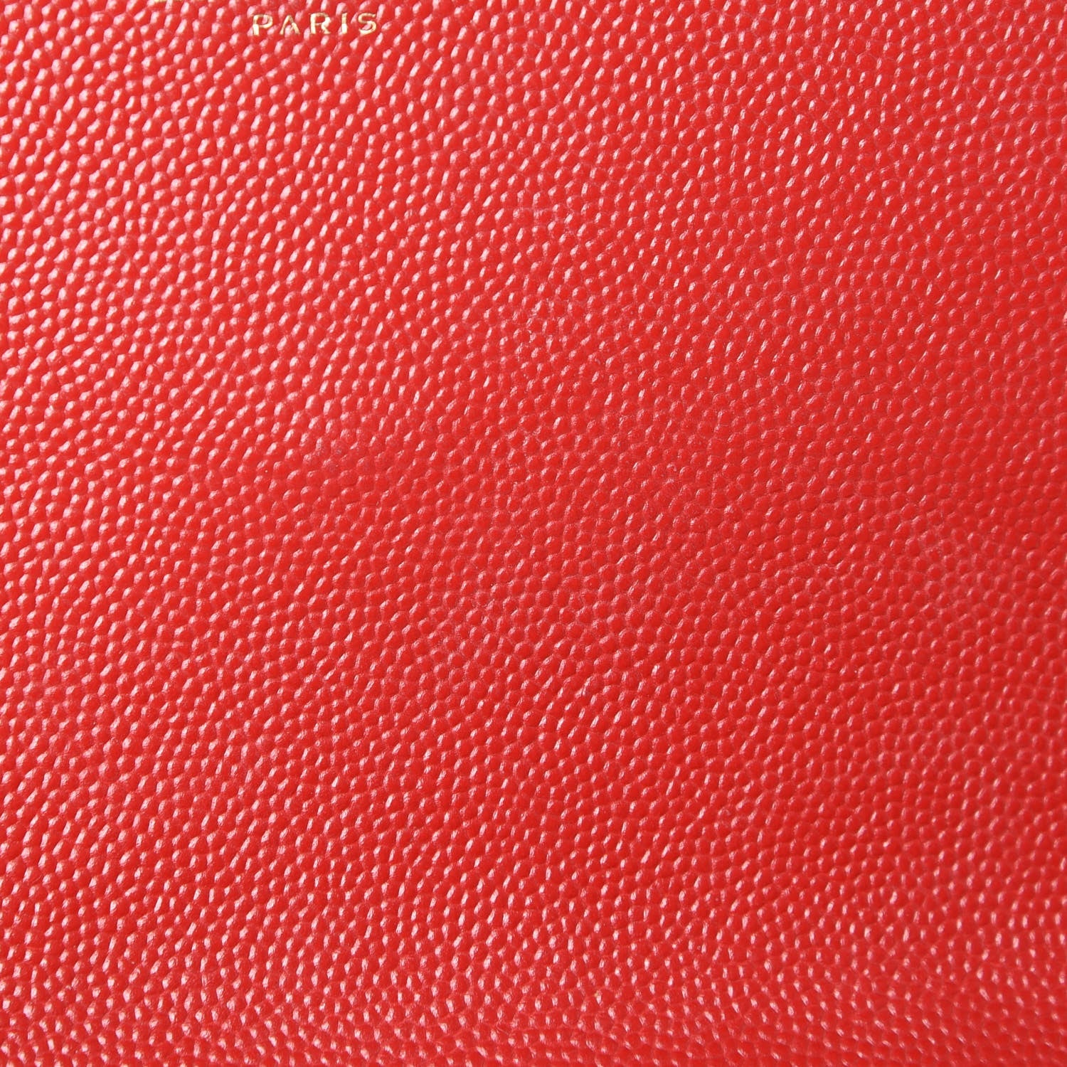 Saint Laurent Grain De Poudre Classic Monogram Cassandre Clutch New Red 10 of 10