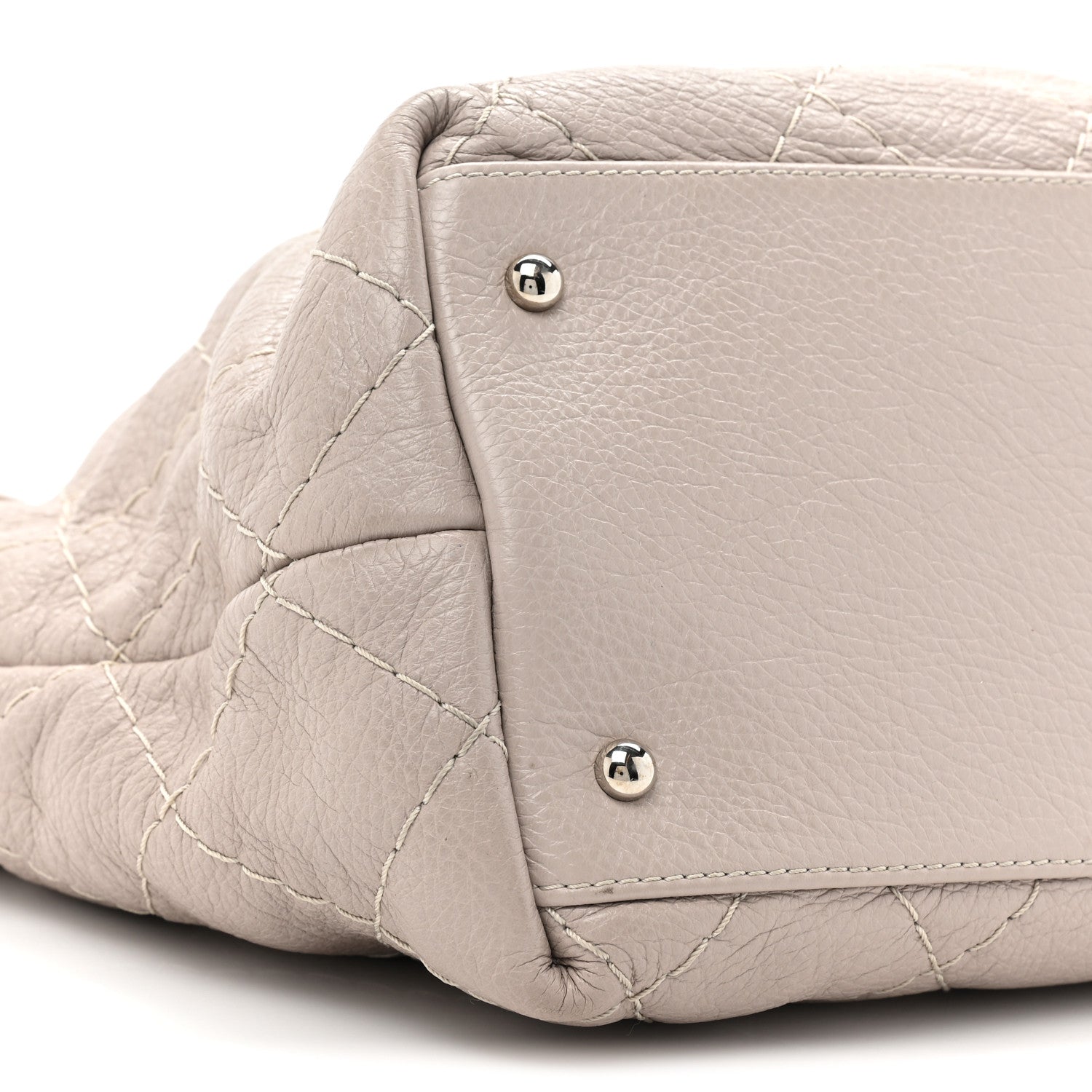 Chanel Glazed Calfskin Large On The Road Tote Beige 11 of 14