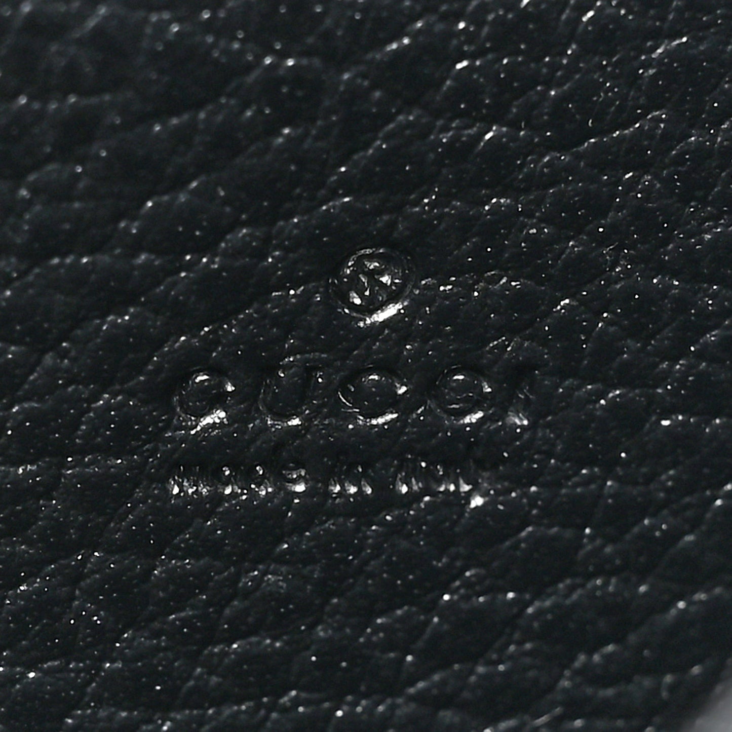 Calfskin Mini Dionysus Chain Wallet Black