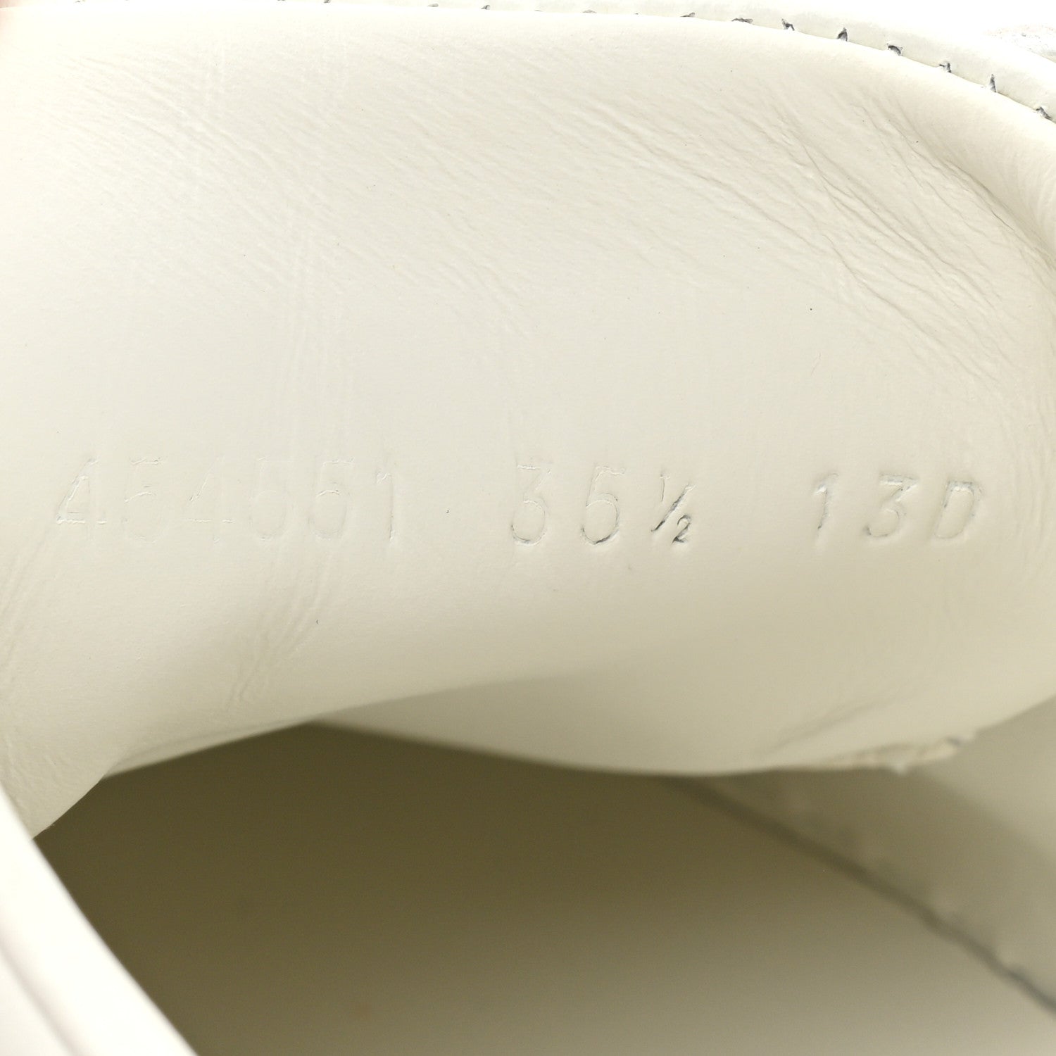 Gucci Calfskin Web Studded Womens Arrow Ace Sneakers 35.5 White 9 of 10