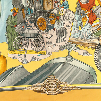 Hermes Silk Automobile Scarf 90 2 of 3