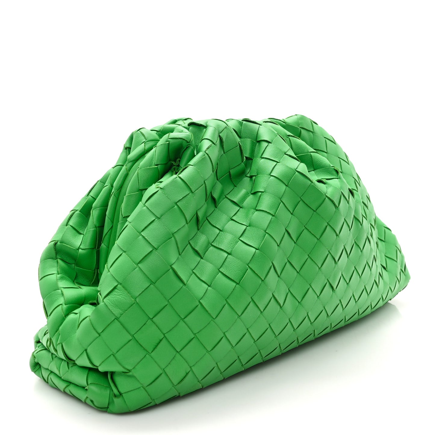 Nappa Maxi Intrecciato The Pouch Oversized Clutch Parakeet