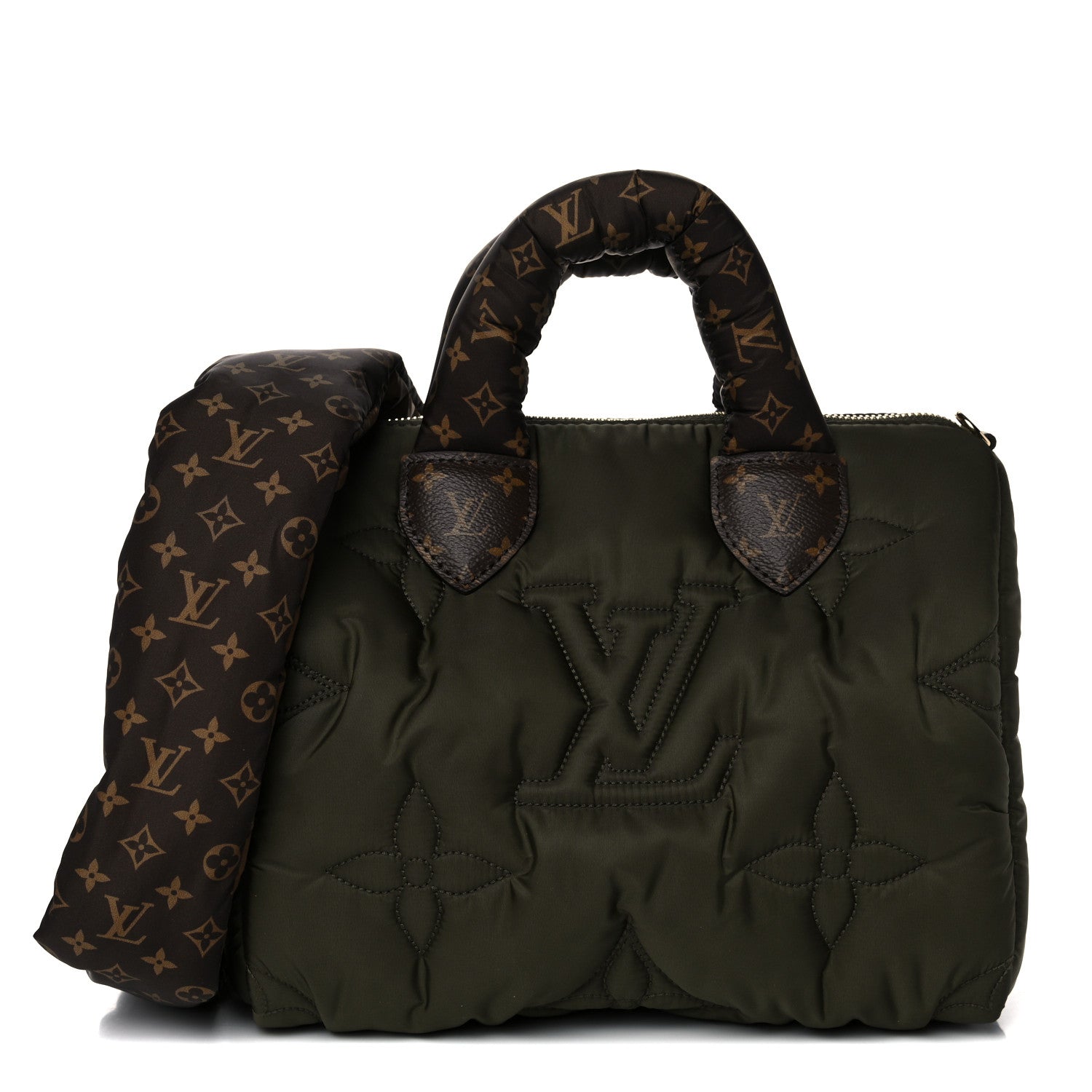 Louis Vuitton Econyl Mini Monogram Pillow Speedy Bandouliere 25 Khaki 1 of 9
