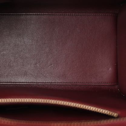 Celine Bullhide Calfskin Micro Bi-Color Luggage Vermillion 13 of 13