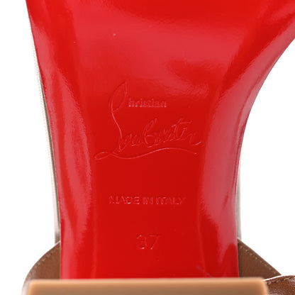 Christian Louboutin Patent Miss Sabina 85 Sandals 37 Nude 7 of 9
