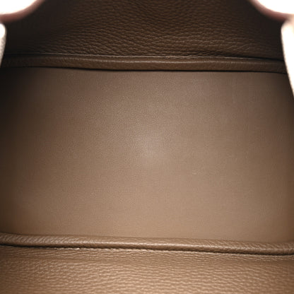 Hermes Taurillon Clemence Lindy 26 Etoupe 5 of 11